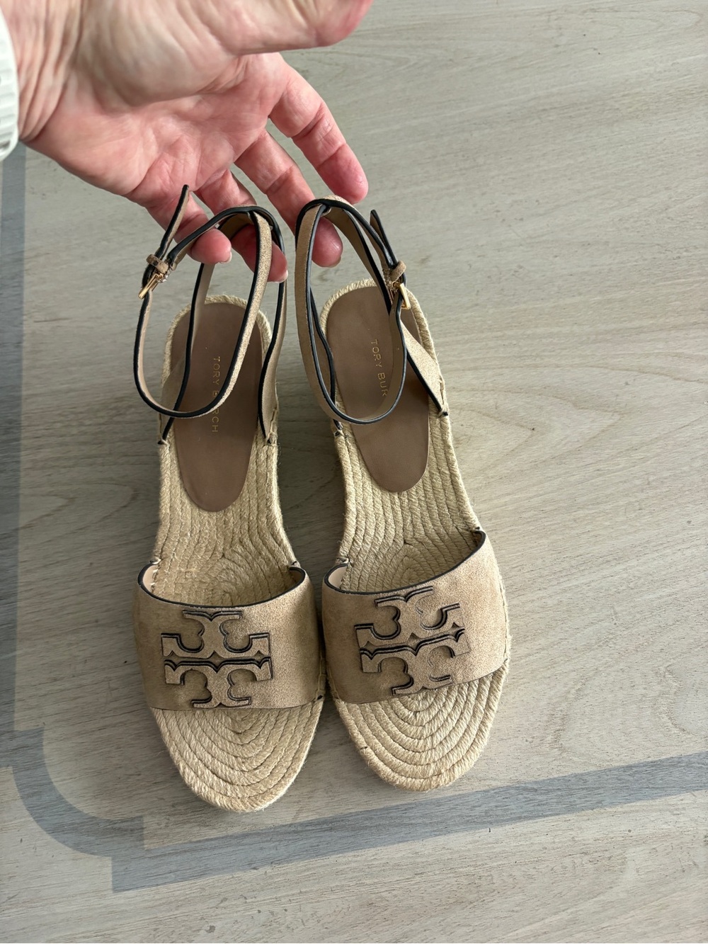 Tory Burch Women's Ines Espadrille Wedge Sandals - Picture 4 of 7